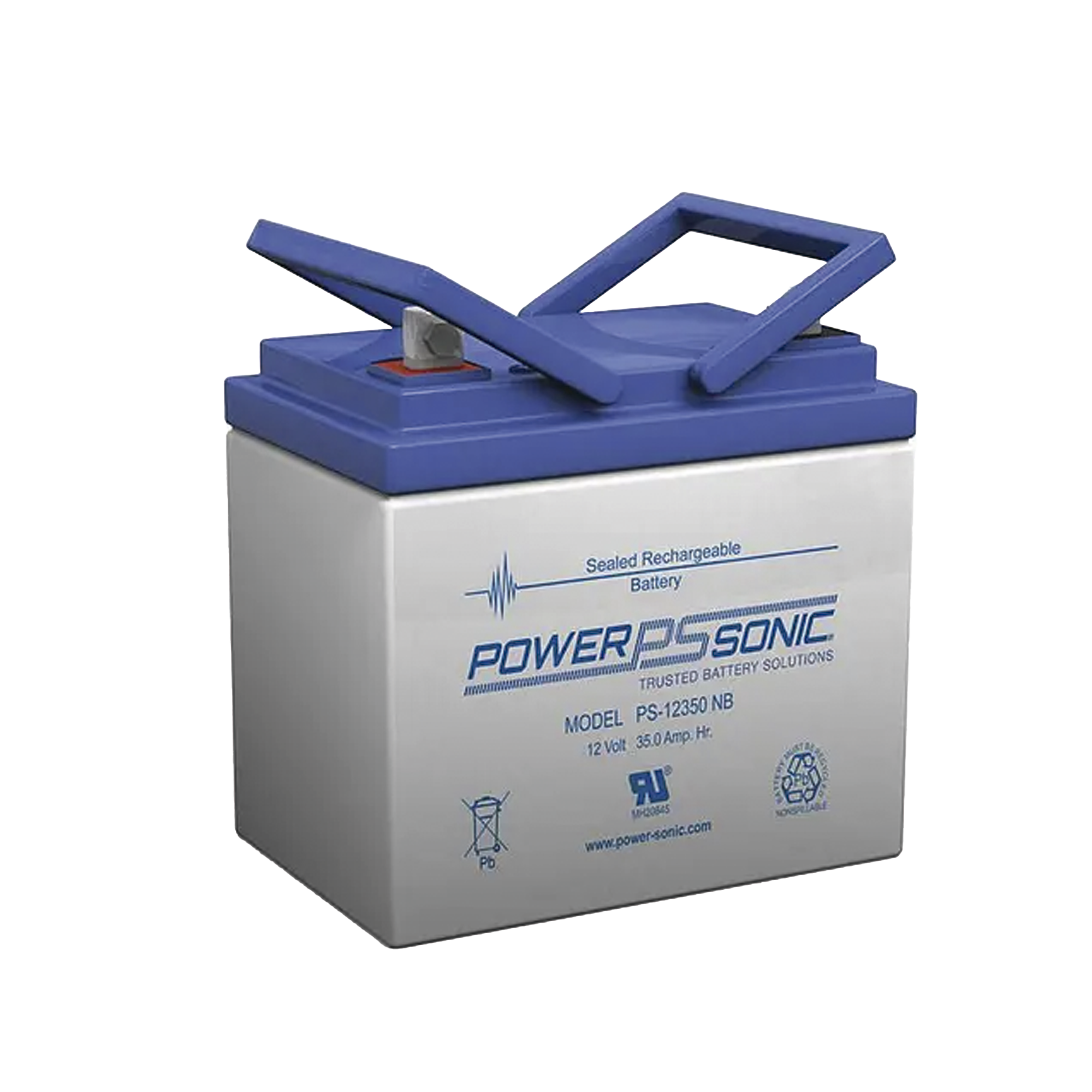 Batería 12V, 35AH, Para Respaldo, Tecnologías AGM/VRLA, 5 Años Vida Útil, Terminales M6, Reconocida UL Batería 12V, 35AH, Para Respaldo, Tecnologías AGM/VRLA, 5 Años Vida Útil, Terminales M6, Reconocida UL